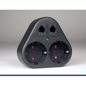 DEU2TEL Tripp Lite Protect ItSurge Suppressor ( External ) Ac 250 V 2 Out