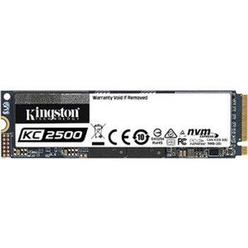 Kingston - SKC2500M8/1000GBK - KC2500 1TB TLC PCI Express 3.0 x4 NVMe M.2 2280 Internal Solid State Drive (SSD)