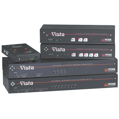 KVT-2PC Rose Electronics Vista KVM Switch 2 Port (Refurbished)