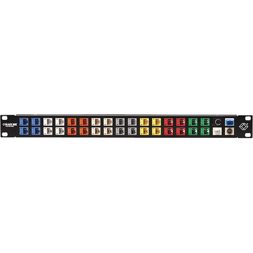 JPM192A Black Box GigaStation 24 Port Multimedia Patch Panel