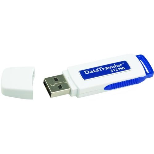 SDCZ2-512-A10-KT Kingston 512MB USB 2.0 DataTraveler I write up to 3MBps
