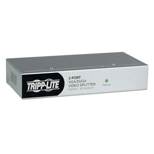 B114-002-R Tripp Lite VGA/SVGA 2-ports Video Splitter 1 x Computer, 2 x Monitor 2048 x 1536 SVGA