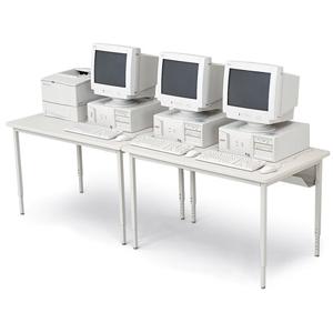 QWTCP3060-GMQ Bretford Manufacturing Table 60wx30dx24in-32h Rect Adj Gry (Refurbished)