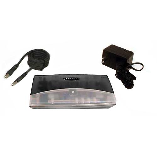 F5U021V Belkin 4port Economy USB Hub W/ 6ft Cable & AC Power Supply For Pc Mac (Refurbished)