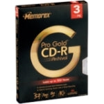 32024410 Imation Memorex 700MB 52x CD-R Optical Media (3-Pack)