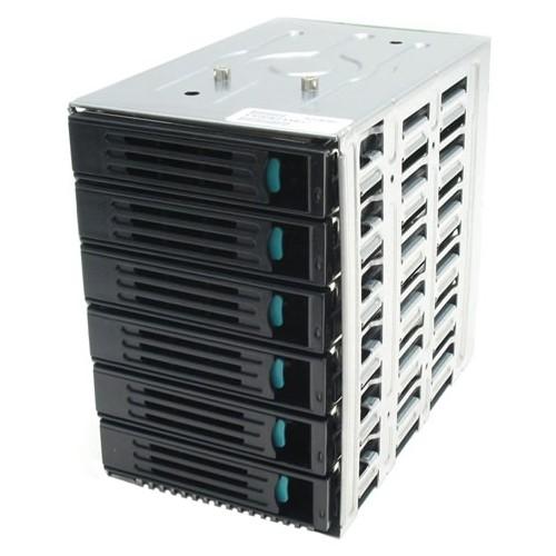 AXX6DRV3G Intel 6 Bay SAS/SATA Cage for Server Chassis SC5400/SC5299 (Refurbished)