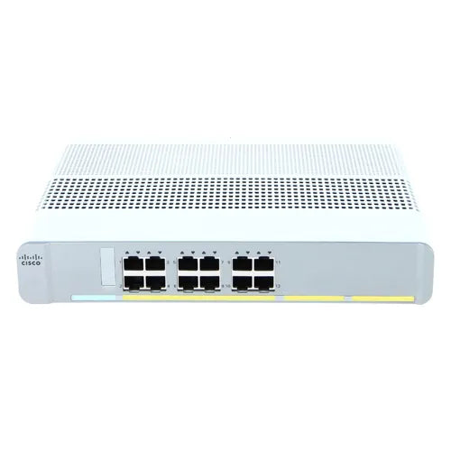 CBS350-12XT-RF Cisco Business 350 Series CBS350-12XT 12 x Ports 10GBase-T + 2 x Copper SFP+ Combo Ports Layer 3 Managed Rack-mountable Gigabit Ethernet Network Switch