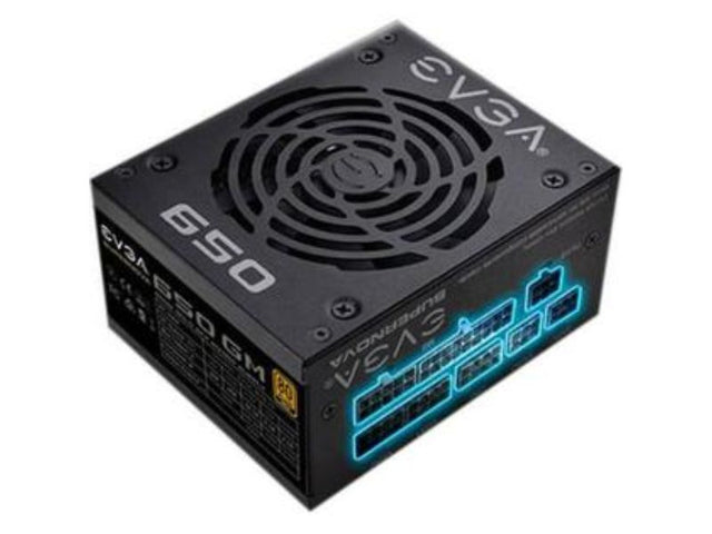 123-GM-0650-Y1 - EVGA SuperNOVA 650 GM 650-Watts 100-240V AC 9-4.5A 50-60Hz 80-Plus Gold Fully Modular ECO Mode EPS12V / SFX12V Power Supply