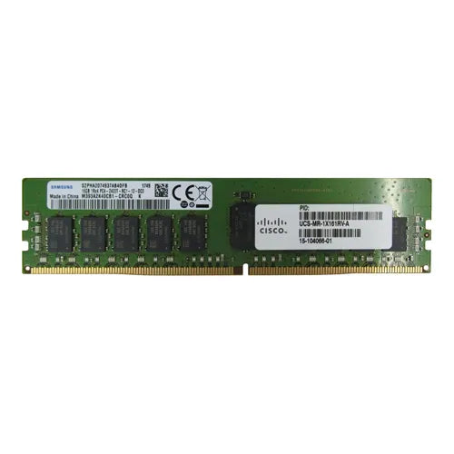 15-104066-01 Cisco 16GB DDR4-2400MHz PC4-19200 ECC Registered RDIMM CL17 1Rx4 1.2V 288-Pin Memory Module