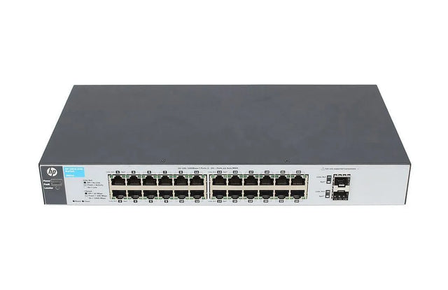 1810-24G - HP ProCurve 1810 Series 1810-24G v2 24 x Ports 10/100/1000Base-T + 2 x SFP (mini-GBIC) Ports Layer2 Managed 1U Rack-mountable Gigabit Ethernet Network Switch