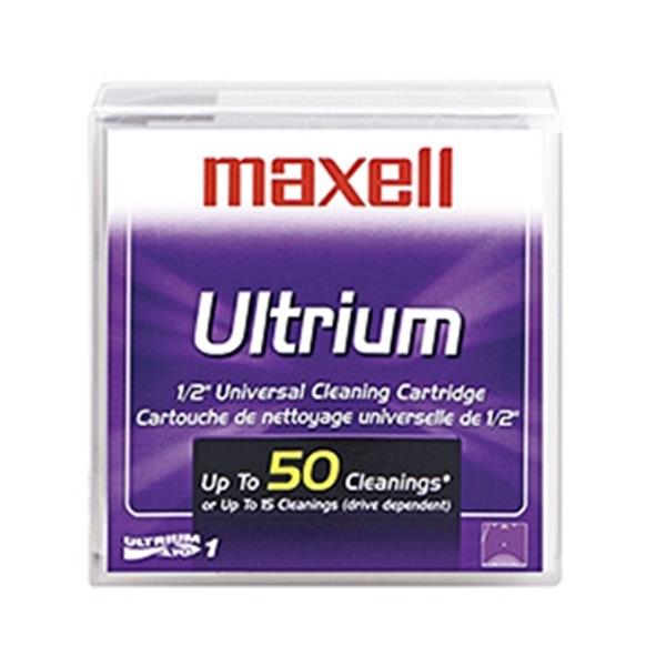183804 Maxell LTO Ultrium 1/2-inch Cleaning Tape Cartridge for LTO-1, 2, 3, 4, 5, and 6
