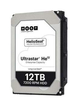 Western Digital - 1EX0346 - 12TB 7200RPM SAS 12.0 Gbps 3.5 256MB Cache Hard Drive"