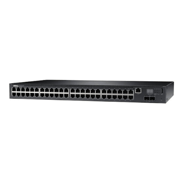210-ABNX - Dell Networking N2000 Series N2048 48 x Ports 10/100/1000Base-TX + 2 x SFP+ Ports Layer2 Managed 1U Rack-mountable Gigabit Ethernet Network Switch