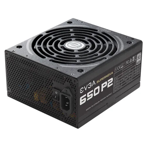 220-P2-0650-X1 EVGA SuperNOVA 650-Watts 100-240V 50-60Hz 80-Plus Platinum Fully Modular Power Supply