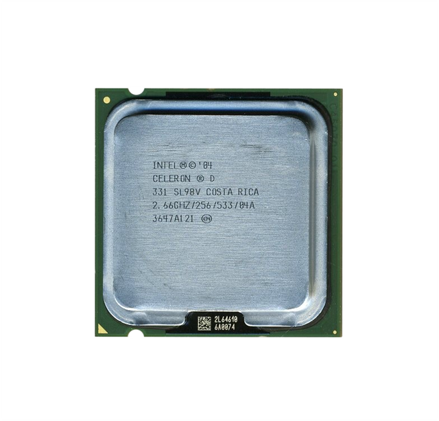 222-0727 - Dell 2.66GHz 533MHz FSB 256KB L2 Cache Socket PLGA775 Intel Celeron D 331 Single-core (1 Core) Processor