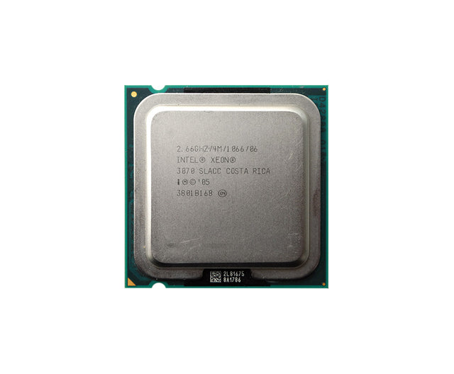 222-3909 - Dell 2.6GHz 1066MHz FSB 4MB L2 Cache Socket PLGA775 Intel Xeon 3070 Dual-core (2 Core) Processor