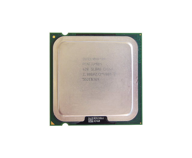 224-5957 - Dell 2.80GHz 800MHz FSB 2MB L2 Cache Socket LGA775 Intel Pentium 4 620 1-Core Processor