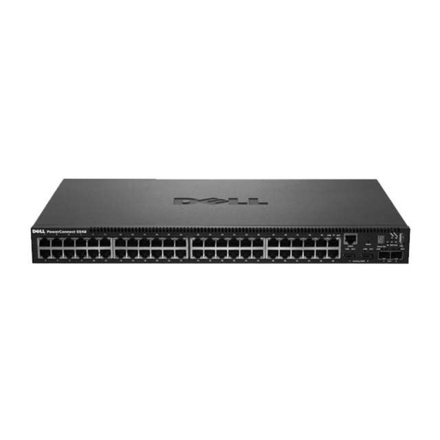 225-0849 - Dell PowerConnect 5548 48 x Ports 10/100/1000Base-T + 2 x SFP+ Ports Layer2 Managed 1U Rack-mountable Gigabit Ethernet Network Switch