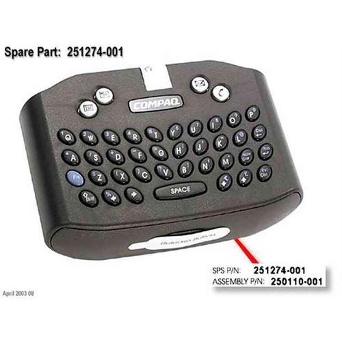 251274-001 HP Micro Keyboard (Thumb English) for IPAQ H3800 H3900 Pocket PC