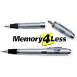 PE196493 Edge Memory 256MB USB2.0 Flash Drive with Ink Pen