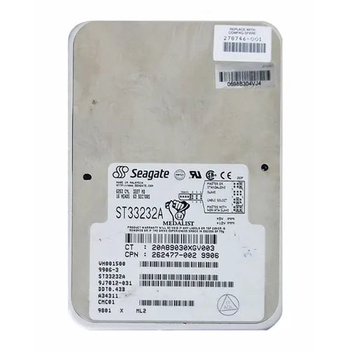 278746-001 Compaq 3.2GB 5400RPM ATA/IDE Hard Drive