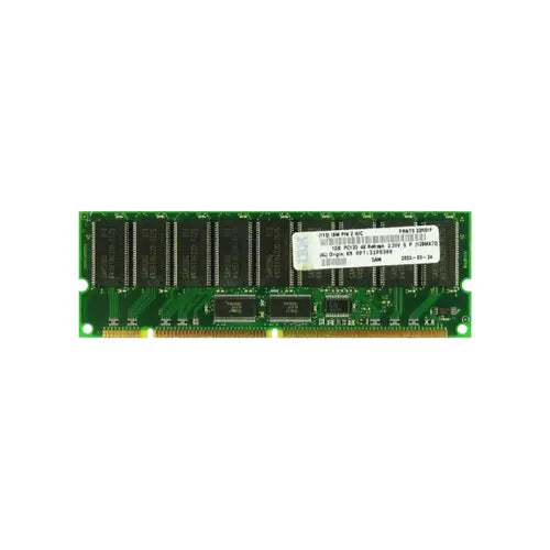 1GB 133MHz PC133 ECC Registered CL3 168-Pin RDIMM 3.3V Rank Memory Module