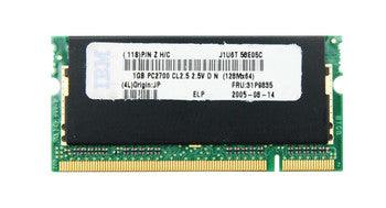IBM - 31P983506 - 1GB DDR SoDimm Non ECC PC-2700 333Mhz Memory