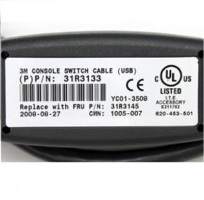 31R3133 IBM 3m Console KVM Switch USB Cable