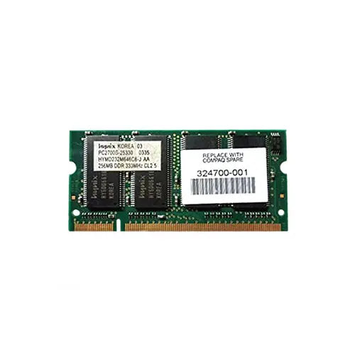 256MB DDR-333MHz PC2700 Non-ECC Unbuffered CL2.5 184-Pin UDIMM 2.5V Single Rank Memory Module