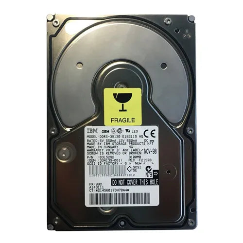 334139-001 Compaq 9.1GB 10000RPM Ultra SCSI 68-Pin 3.5-Inch Hard Drive