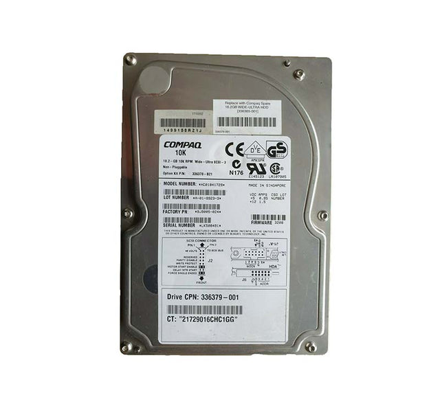 18.2GB 10000RPM Wide Ultra SCSI LVD 68-Pin 3.5-Inch Hard Drive