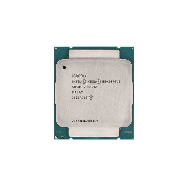 338-BFFI - Dell Intel Xeon 12 Core E5-2670V3 2.3GHz 30MB L3 Cache 8GT/s QPI Speed Socket FCLGA2011-3 22NM 120W Processor