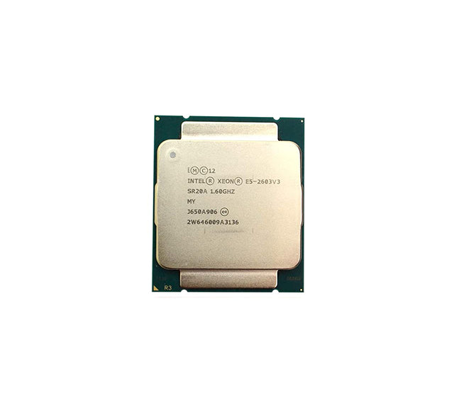 338-BGKT - Dell 1.6GHz 15MB L3 Cache 6.4GT/s QPI Speed Socket FCLGA2011-3 22NM 85W Intel Xeon E5-2603V3 6 Core Processor