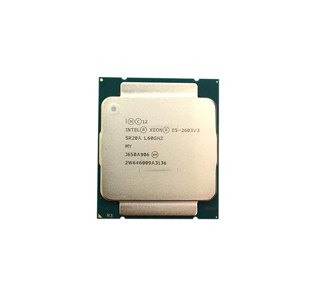 338-BHEU - Dell 1.6GHz 15MB L3 Cache 6.4GT/s QPI Speed Socket FCLGA2011-3 22NM 85W Intel Xeon E5-2603V3 6 Core Processor