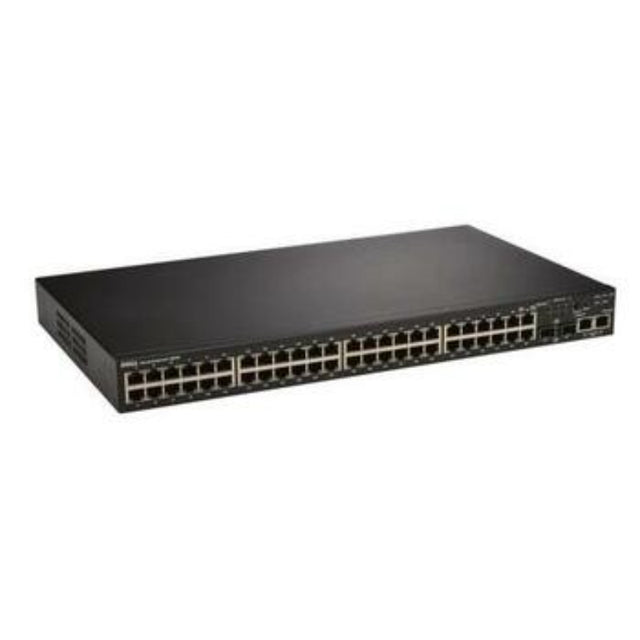 3448P1 - Dell PowerConnect 3400 Series 3448P 48 x Ports PoE 10/100Base-T + 2 x SFP Ports Layer2 Managed 1U Rack-mountable Fast Ethernet Network Switch