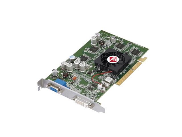 351385-001 HP AT FireGL 9600 128MB DVI / VGA AGP 4x/8x Video Graphics Card