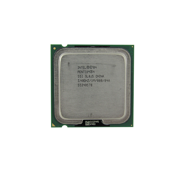 353452-314 - HP 3.40GHz 800MHz FSB 1MB L2 Cache Socket LGA775 Intel Pentium 4 551 1-Core Processor