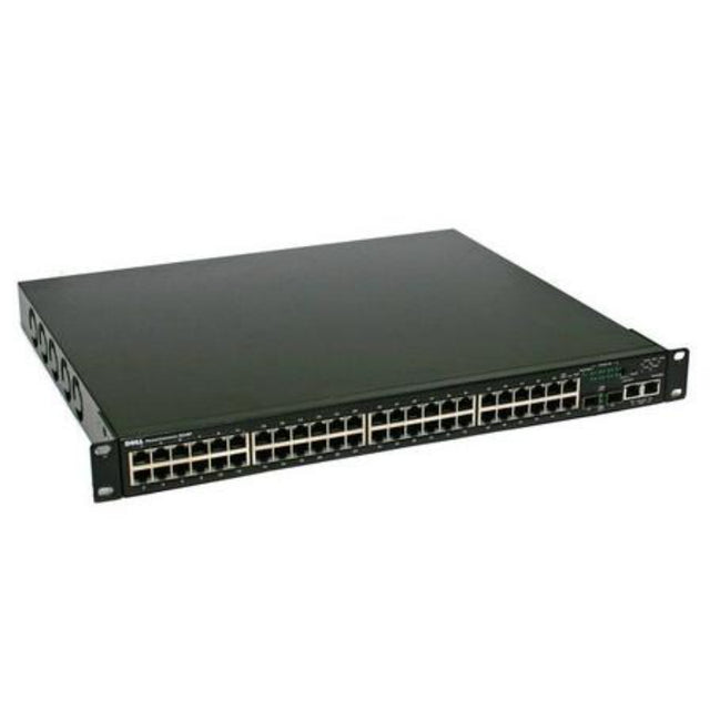0N496K - Dell PowerConnect 3500 Series 3548P 48 x Ports 10/100Base-T + 2 x Gigabit Ports + 2 x SFP Ports Shared 1U Rack-Mountable Stackable Layer 2 Managed Fast Ethernet Network Switch