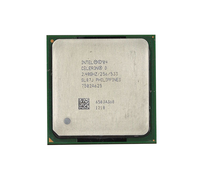 357897-407 - HP 2.40GHz 533MHz FSB 256KB L2 Cache Socket PPGA478 Intel Celeron D 320 Single-core (1 Core) Processor