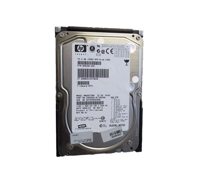 72.8GB 10000RPM Ultra320 SCSI LVD 68-Pin 3.5-Inch Hard Drive