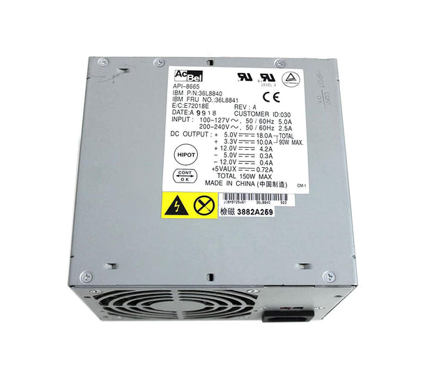 36L8840 - IBM 150-Watts 200-240V AC 50-60Hz ATX Power Supply - Orange Hardwares
