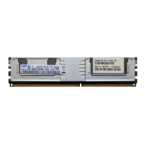 371-2145-02 Sun 4GB DDR2-667MHz PC2-5300 ECC Fully Buffered FB-DIMM CL5 2Rx4 1.8V 240-Pin Memory Module