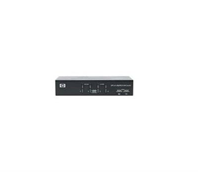 371302-B21 HP 4-Port USB KVM 1x4 SPDB-15 Keyboard/Mouse/Video 1U Rack-Mountable (Refurbished)