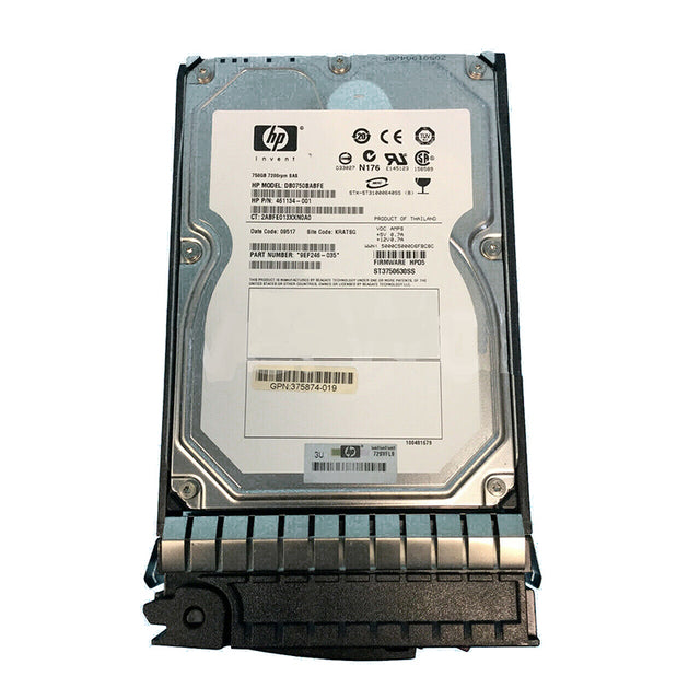 750GB 7200RPM SATA 3Gb/s NCQ 16MB Cache Hot-Swappable 3.5-inch Midline Hard Drive