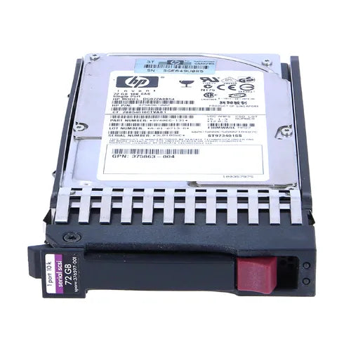 376597-001 HP 72GB 10000RPM SAS 3Gb/s Hot Pluggable 8MB Cache SFF 2.5-Inch Hard Drive with Tray for ProLiant BL620c Gen7