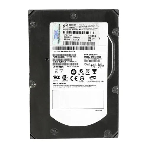 39R7342 IBM 146GB 10000RPM SAS 3Gb/s Hot Swappable 16MB Cache 3.5-Inch Hard Drive