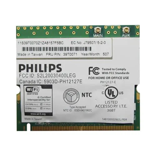 39T0071 - IBM 802.11a/b/g Mini-PCI Wireless Adapter for ThinkPad