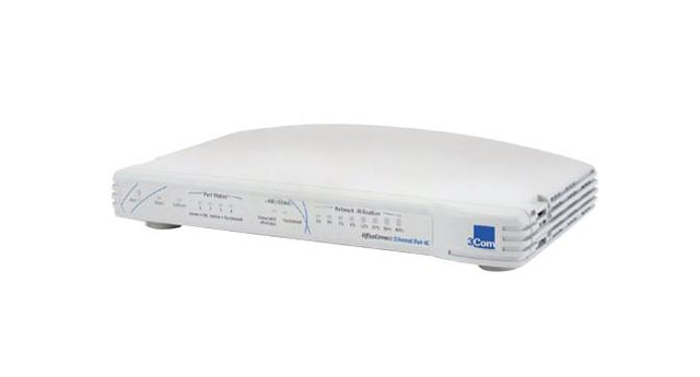 3C16703A 3com Office Connect Ethernet 10mbps 4-ports Unmanaged Networking Hub Tp4 Combo (Refurbished) (Copy)