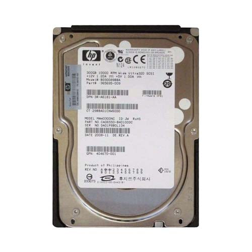 404670-001 HP 300GB 10000RPM Ultra320 SCSI Hot-Pluggable 80-Pin 3.5-inch Hard Drive