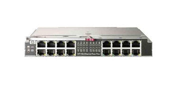 HP - 406740-B21B - 16-Ports 1000Base-TX RJ-45 1GB Ethernet Pass-Thru Expansion Switch for BladeSystem C-Class